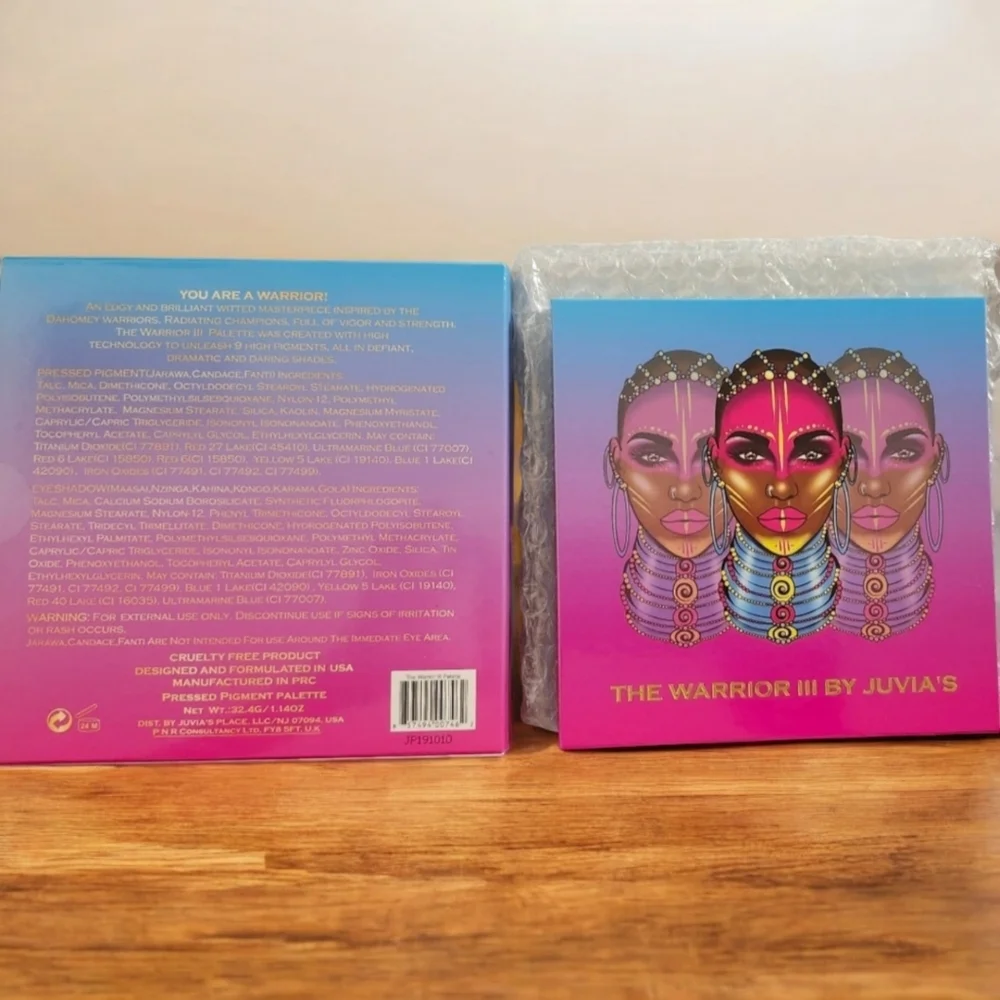 NIB Juvia's Place The Warrior III Eyeshadow Palette
